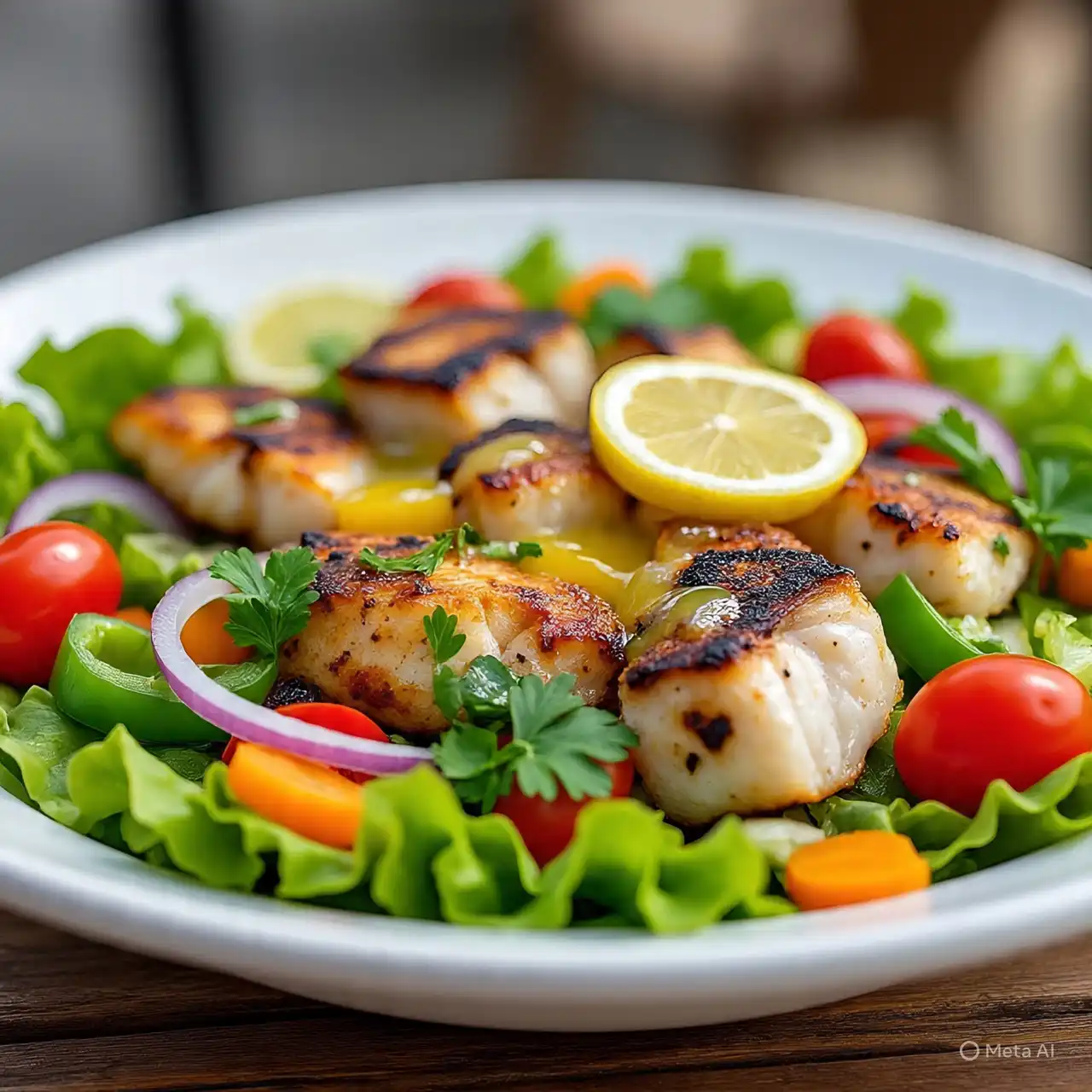 سلطة السمك المولونة